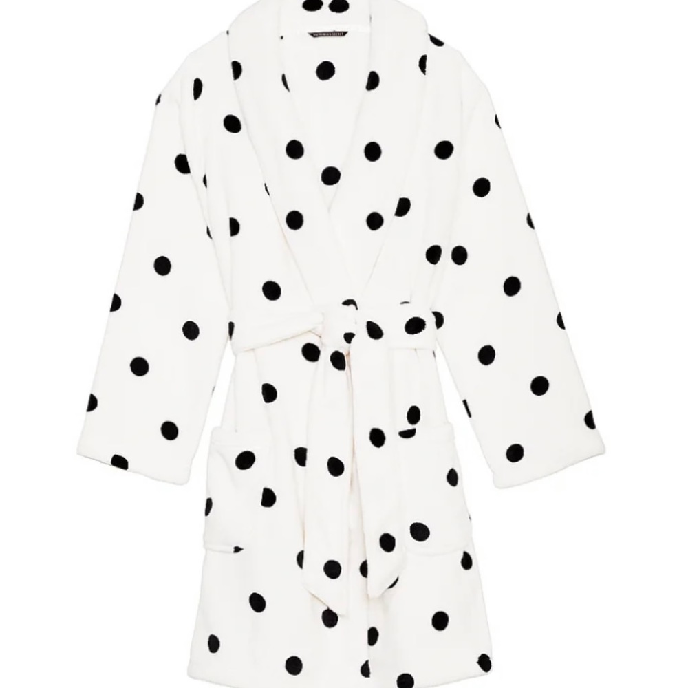Victoria Secret Short Cozy Robe Size M/L NWT